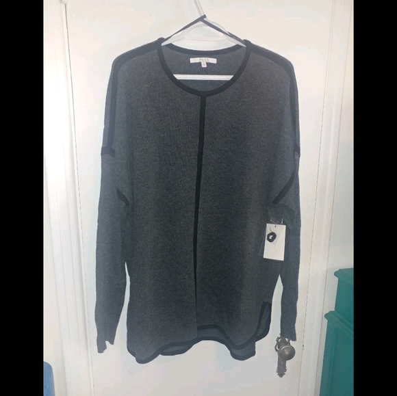 COPY - New Alfred Sung oversized knit grey sweater - Picture 3 of 5